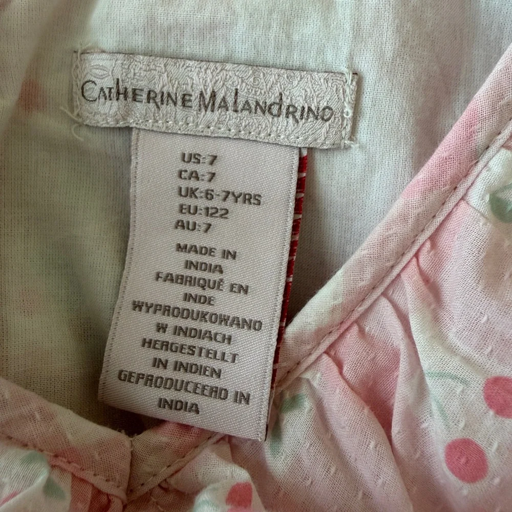 Catherine Malandrino Cherry Print Dress